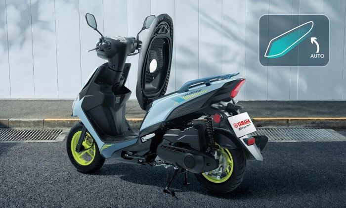  RS NEO có phong cách thiết kế lấy cảm hứng từ dòng mô tô Yamaha R-Series nổi tiếng 