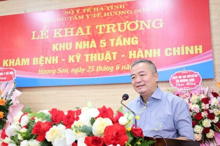 PGS.TS Nguyễn Lân Hiếu, Giám đốc Bệnh viện Đại học Y Hà Nội phát biểu tại sự kiện