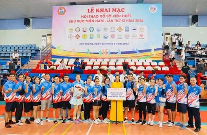 Các vận động viên Công ty XSKT TP.HCM