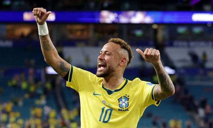 Neymar lần đầu ra sân ở World Cup 2026. (Ảnh: Reuters)
