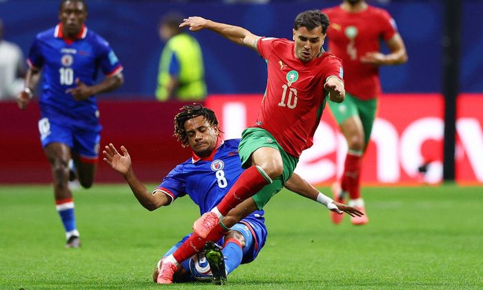 Morocco gặp nhiều khó khăn trước Haiti ở lượt trận thứ 3 bảng C World Cup 2026. (Ảnh: Reuters)