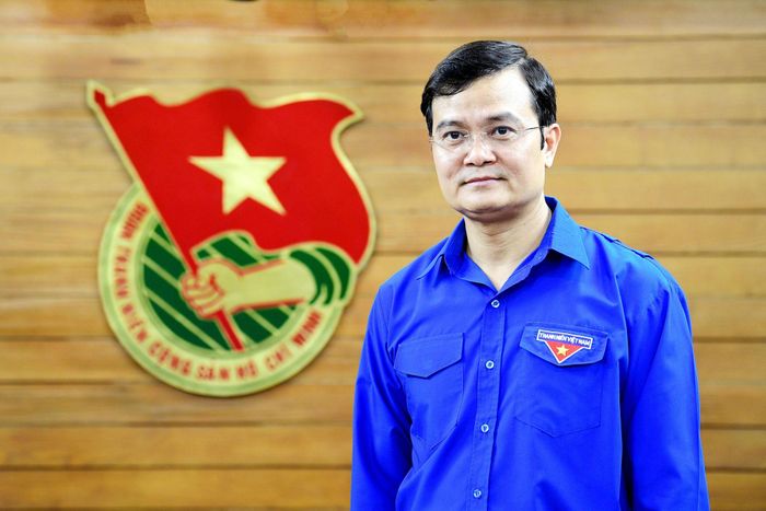 Ủy viên Trung ương Đảng khóa XIV, Phó Chủ tịch Ủy ban Trung ương Mặt trận Tổ quốc Việt Nam, Bí thư thứ nhất Trung ương Đoàn Bùi Quang Huy. Ảnh: PV