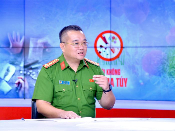 Thượng tá Bùi Anh Vũ, Trưởng Cơ sở cai nghiện ma túy số 1, thành phố Hà Nội. Ảnh: Viết Thành