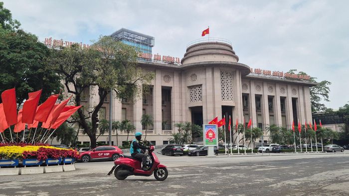 Trụ sở Ngân hàng Nhà nước Việt Nam. Ảnh: VH