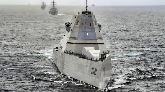 Tàu khu trục lớp Zumwalt. (Nguồn: MW)