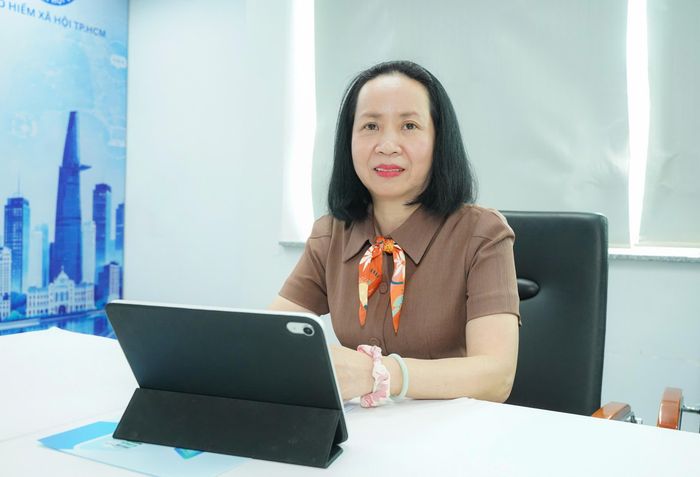  Bà Trương Thanh Phương, Phó Trưởng phòng Chế độ BHXH, BHXH TP.HCM. Ảnh: THUẬN VĂN 