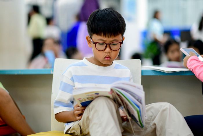  Không gian đọc sách miễn phí dành cho gia đình được bố trí thoáng đãng với nhiều góc đọc tinh tế, gần gũi thiên nhiên. 