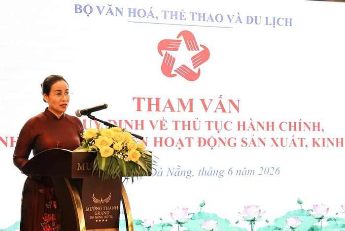 Phó Chủ tịch UBND TP. Đà Nẵng Nguyễn Thị Anh Thi phát biểu tại Hội nghị