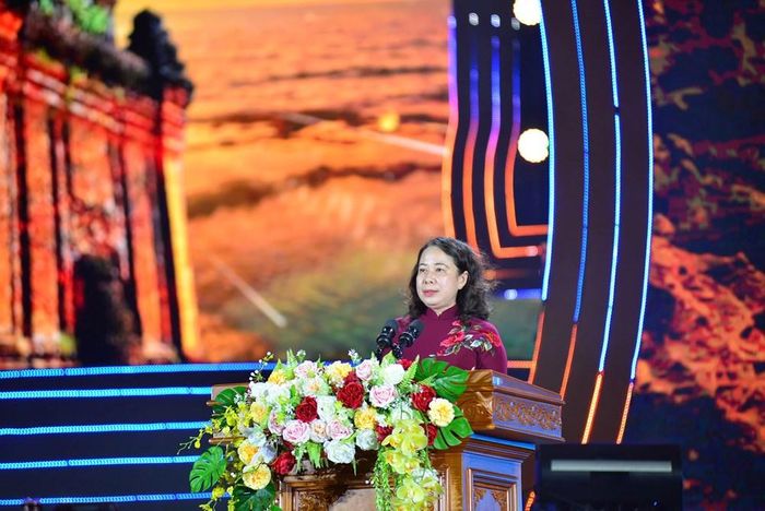 Bí thư Trung ương Đảng, Phó Chủ tịch nước Võ Thị Ánh Xuân phát biểu tại lễ khai mạc