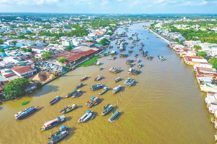Hơn 1.500km tuyến đường thủy nội địa quốc gia đã được phân cấp quản lý cho sáu địa phương. (Ảnh: KHIẾU MINH)