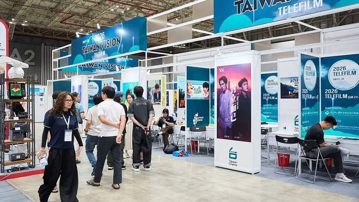 Gian trưng bày, giới thiệu phim truyền hình tại Triển lãm.