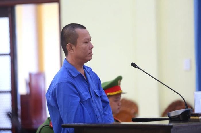 Bị cáo Nguyễn Công Bằng tại phiên tòa