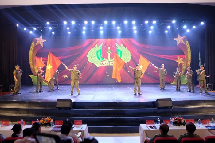 Phần thi tài năng của các đội tham gia thi đấu.