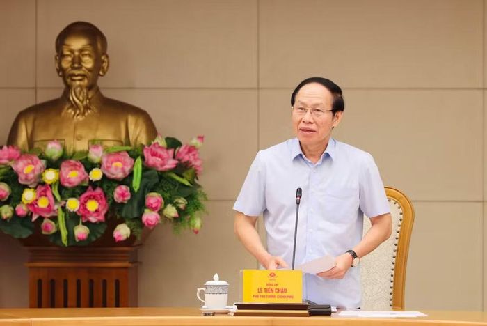Phó Thủ tướng Lê Tiến Châu phát biểu kết luận hội nghị.
