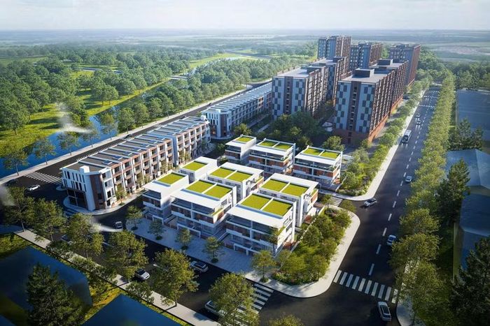 Phối cảnh Khu công nghiệp Đại An.
