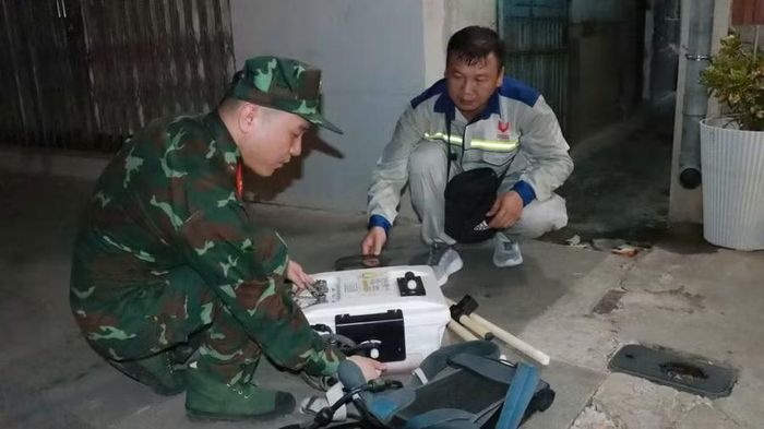 Thiết bị máy radar xuyên đất (GPR).