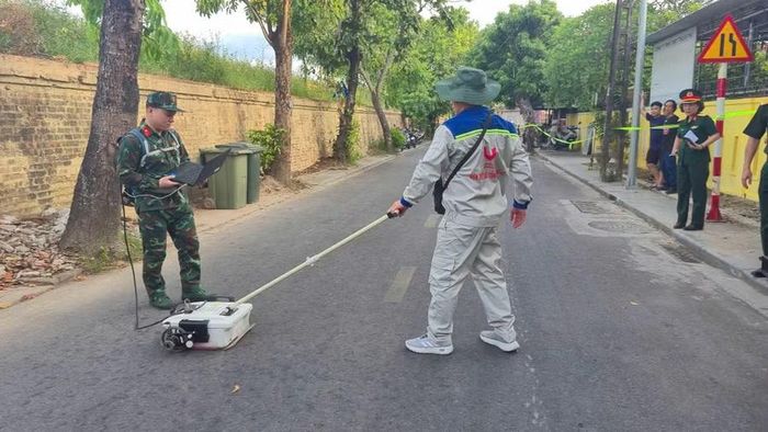 Dò tìm tại khu vực đường Xuân 68.