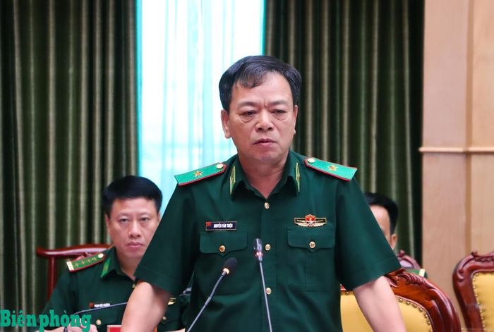 Thiếu tướng Nguyễn Văn Thiện phát biểu tại hội nghị. Ảnh: Dân Chủ