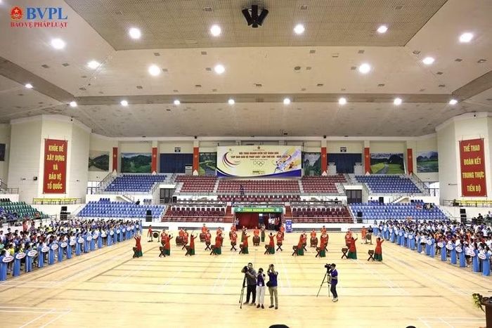 Chương trình nghệ thuật chào mừng Hội thao.