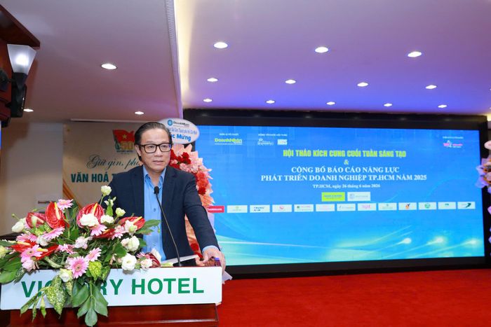 Ông Đinh Hồng Kỳ chia sẻ trên góc độ doanh nghiệp