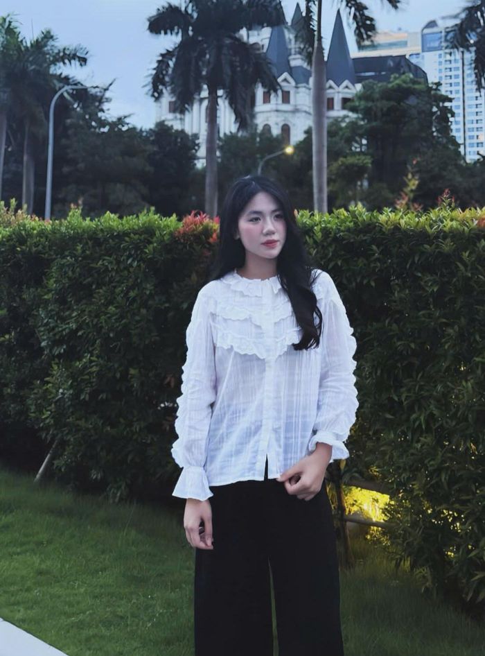 Chủ công tuyển bóng chuyền U18 nữ Việt Nam rất tự tin không chỉ thi đấu mà còn trong cuộc sống.
