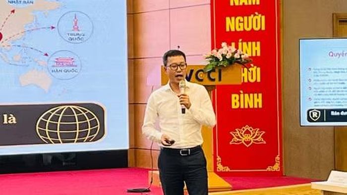 Luật sư Lê Quang Vinh, Giám đốc Công ty Luật BROSS và Cộng sự, đã đưa ra những lời khuyên về việc bảo vệ thương hiệu. (Ảnh: PV/Vietnam+)