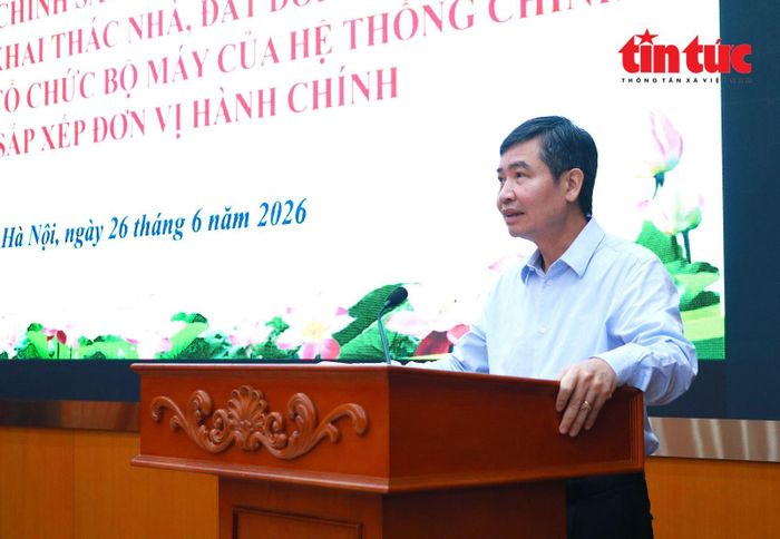 Thứ trưởng Bộ Tài chính Tạ Anh Tuấn phát biểu tại Hội nghị.