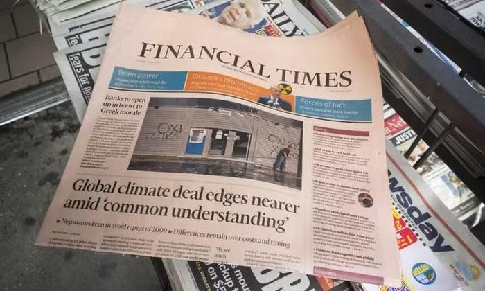Tờ Financial Times của Anh không chạy theo lượt xem (view) mà chú trọng lượt đăng ký của doanh nghiệp. Ảnh: Getty.