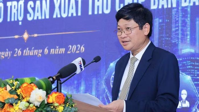 Cục trưởng Nguyễn Khắc Lịch nhấn mạnh vai trò nền tảng của chip bán dẫn trong các công nghệ chiến lược. Ảnh: Bộ KHCN