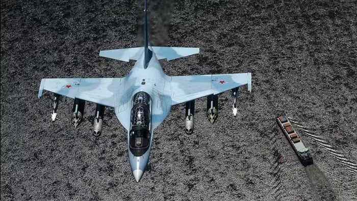 Máy bay huấn luyện chiến đấu Yak-130 của Lực lượng Không quân Vũ trụ Nga. Ảnh: MW.