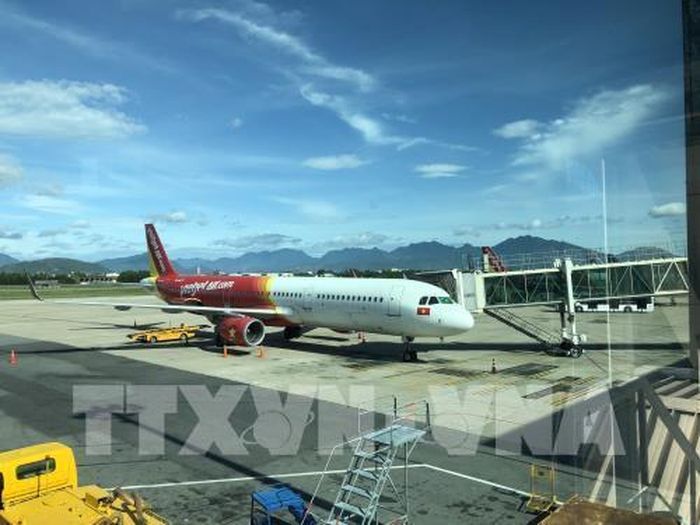 Máy bay của hãng hàng không Vietjet Air. Ảnh: TTXVN