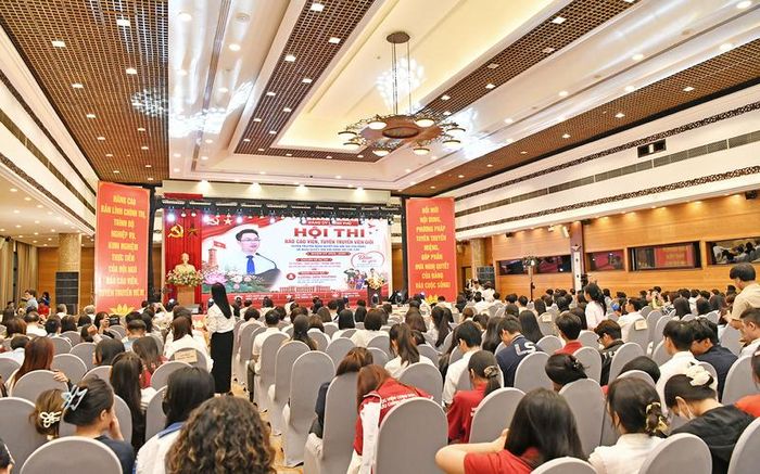 Toàn cảnh Hội thi Báo cáo viên, Tuyên truyền viên giỏi Đảng bộ Chính phủ năm 2026. Ảnh: VGP/TT