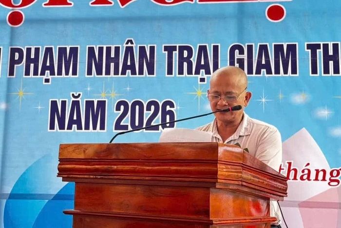 Đại diện thân nhân phạm nhân trao đổi, chia sẻ tại hội nghị