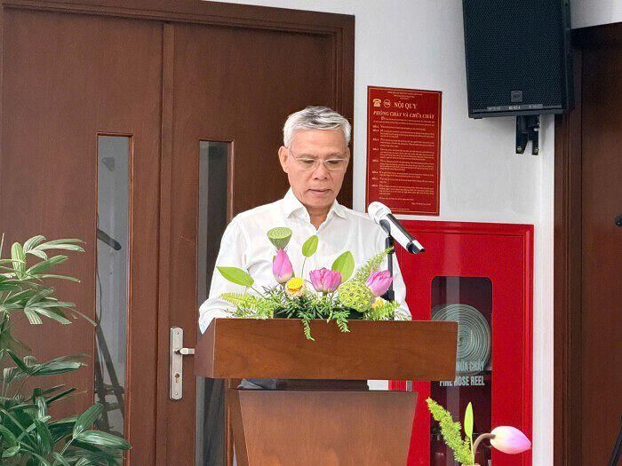 Ông Vũ Hiền - Chủ tịch HĐQT IPA phát biểu tại đại hội. Ảnh: TL