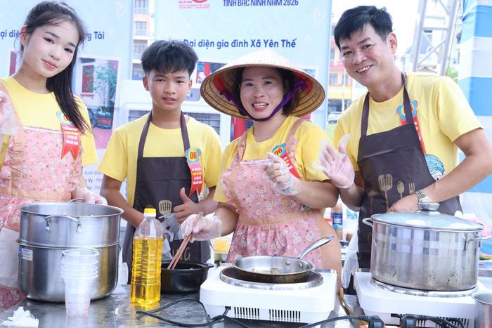  Niềm vui tham gia Ngày hội của gia đình đến từ xã Yên Thế. 