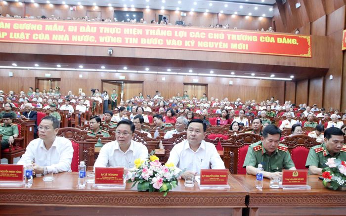 Các đại biểu tham dự buổi gặp mặt. Ảnh: TRỌNG HUY