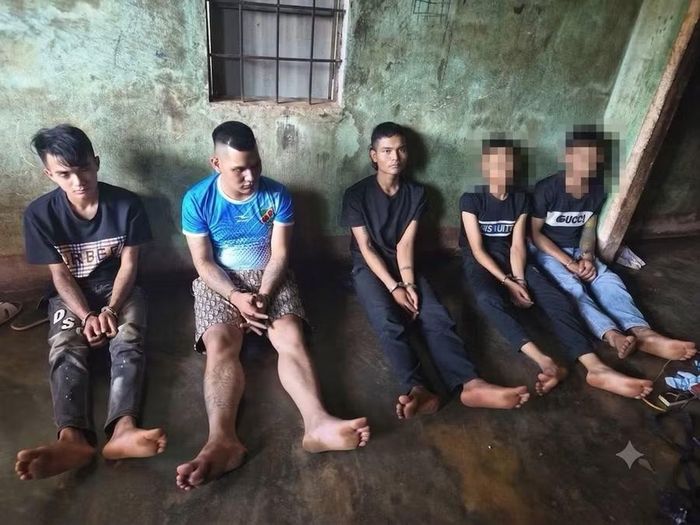  Các đối tượng Ni Cô, Phyôn và Yương (từ trái qua) đã bị tạm giữ hình sự. Ảnh: ĐVCC 