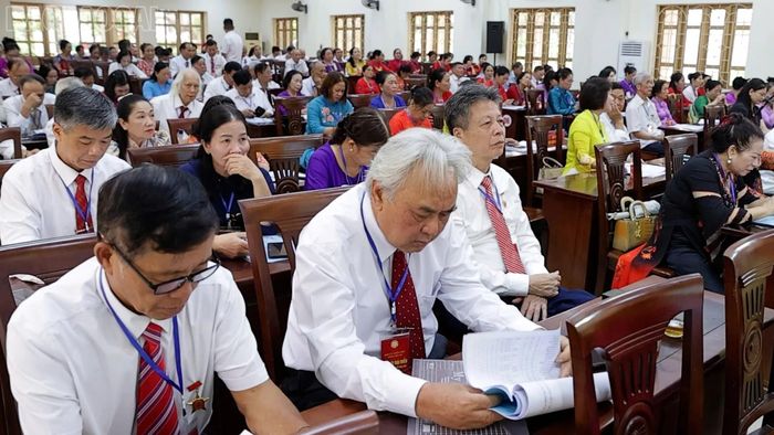 Các đại biểu tham dự Đại hội đại biểu Hội Cựu giáo chức tỉnh Lào Cai lần thứ I, nhiệm kỳ 2026 - 2031.
