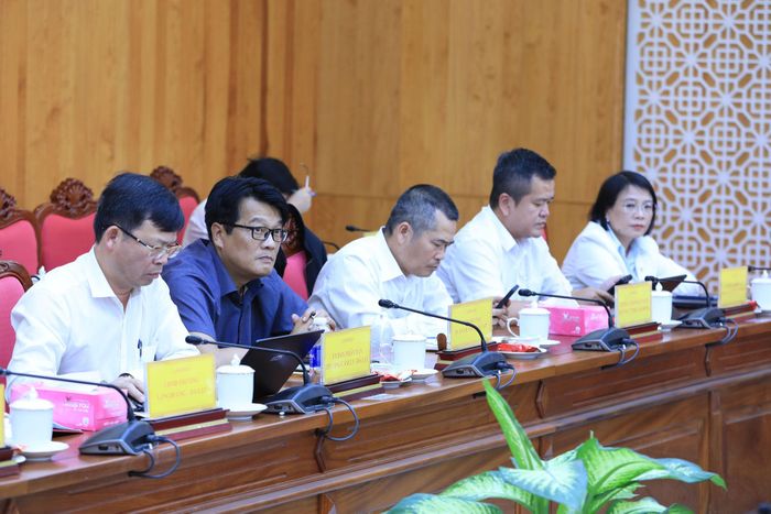 Lãnh đạo các sở, ngành, địa phương của Lâm Đồng tham dự hội nghị
