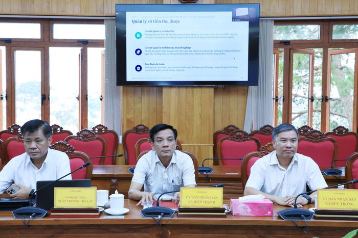 Lãnh đạo các địa phương của Lâm Đồng tham dự hội nghị
