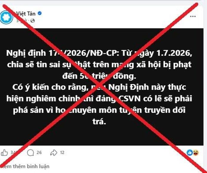 Luận điệu xuyên tạc của các thế lực chống phá.
