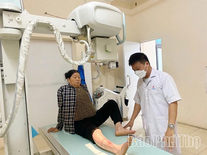 Hệ thống máy CT 16 lát/32 dãy mới được đầu tư tại Trung tâm Y tế khu vực Tam Đảo giúp việc khám, chữa bệnh hiệu quả hơn.