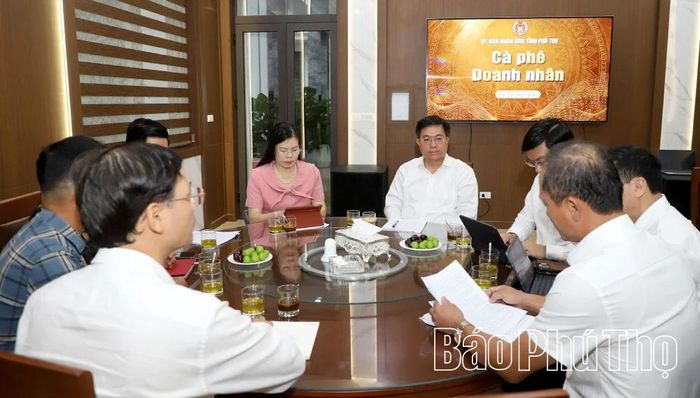 Các đại biểu tham dự chương trình Cà phê doanh nhân phiên thứ Năm.