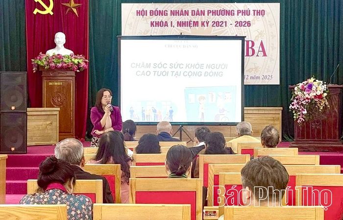 Tập huấn chuyên đề chăm sóc sức khỏe người cao tuổi tại cộng đồng, góp phần nâng cao năng lực chuyên môn cho đội ngũ cán bộ làm công tác dân số trong bối cảnh già hóa dân số ngày càng gia tăng.