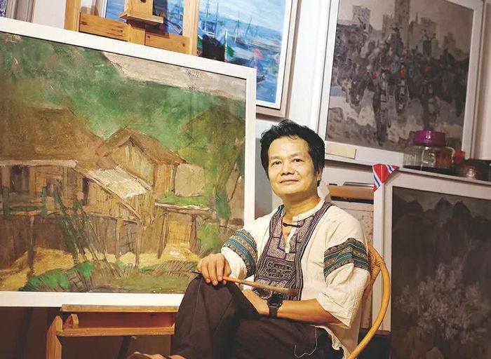 Họa sĩ Trần Quang Tú.