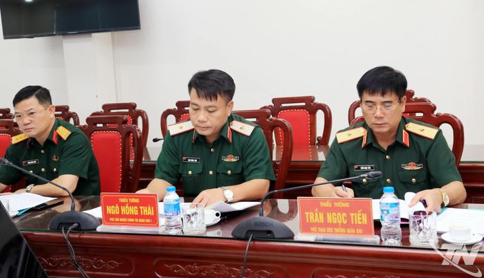 Đại diện Quân khu 1 dự Hội nghị.