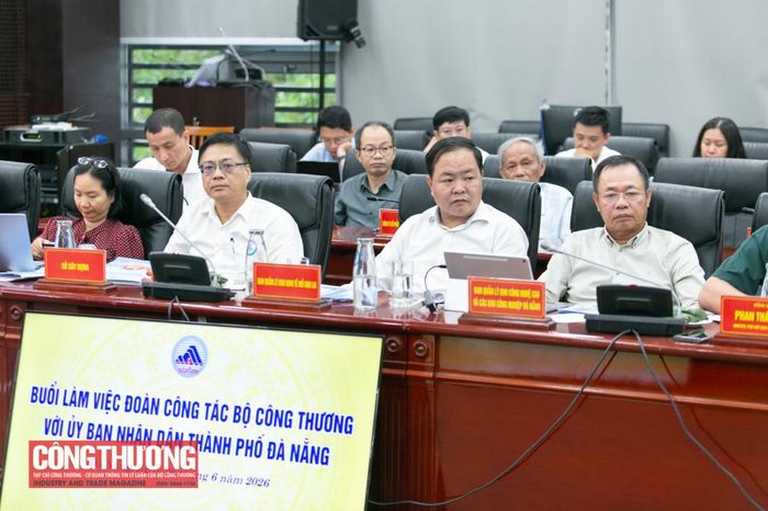 Các đại biểu tham dự buổi làm việc.