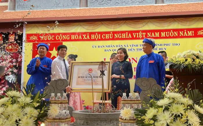 Đền thờ Tiến sĩ Tô Thế Huy được công nhận Di tích lịch sử văn hóa cấp tỉnh