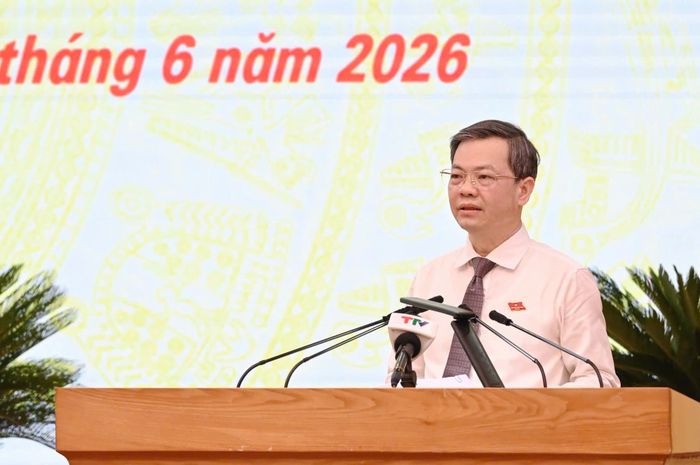 Phó Bí thư Tỉnh ủy, Chủ tịch HĐND tỉnh Nguyễn Văn Sơn phát biểu khai mạc Kỳ họp thứ Tư, HĐND tỉnh Tuyên Quang khóa XVI