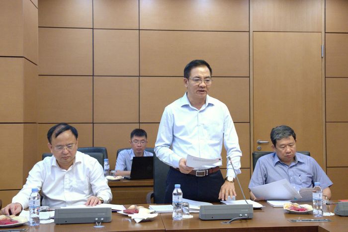 Phó Chủ nhiệm Ủy ban Quốc phòng, An ninh và Đối ngoại Nguyễn Minh Đức phát biểu